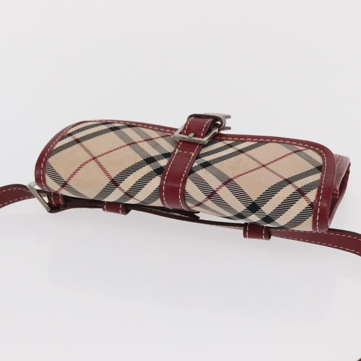 Burberry Nova Check Blue Label Waist Bag - Beige / Silver, Canvas