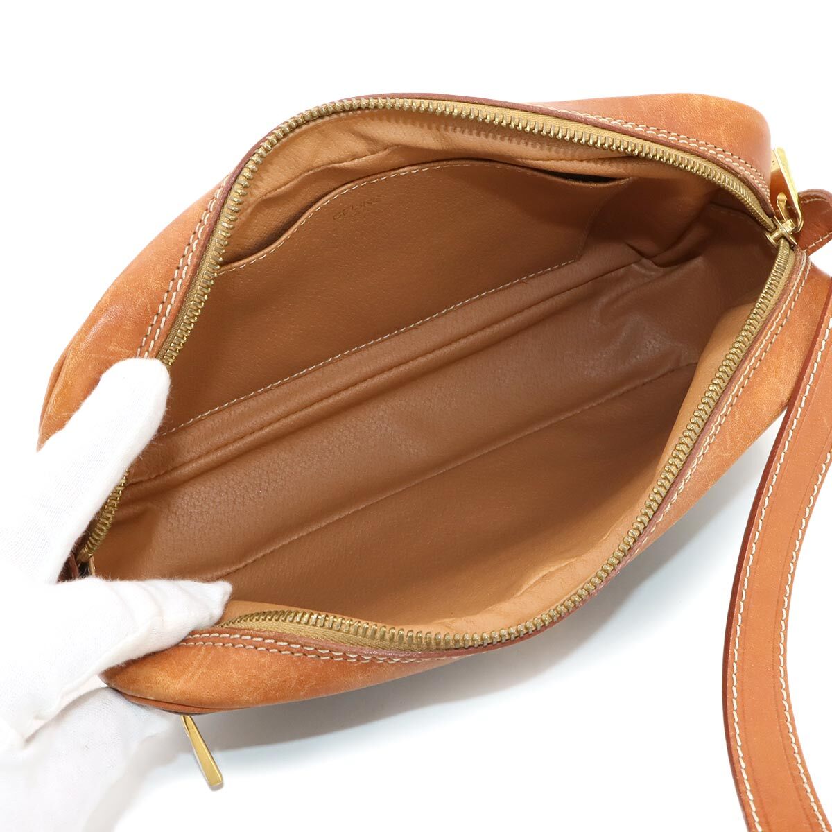 Celine Macadam Shoulder Bag - Brown, PVC Leather