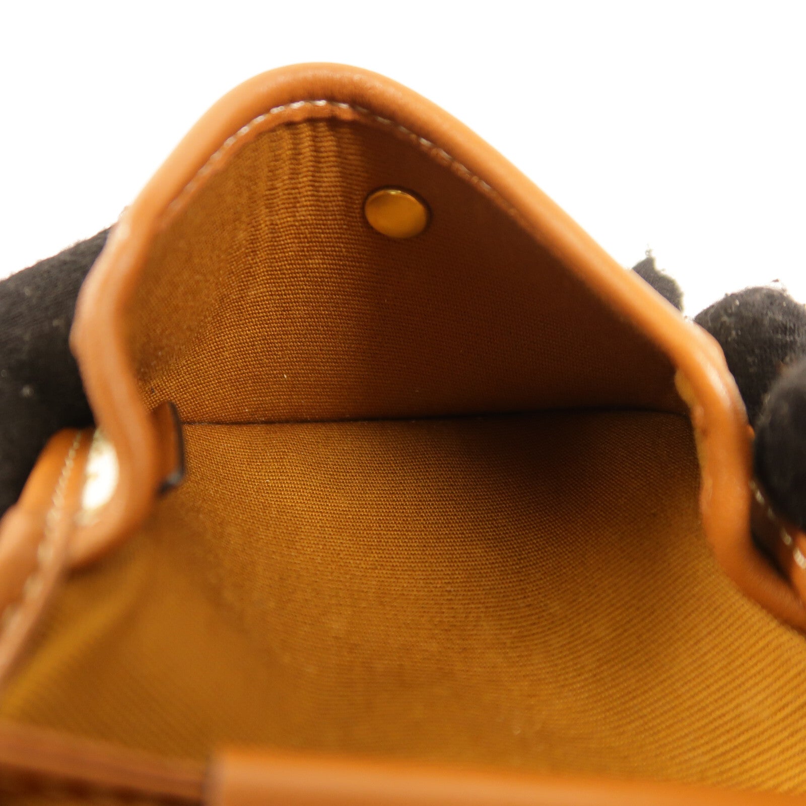 Celine Coin Purse With Strap - Brown, PVC Coated Canvas