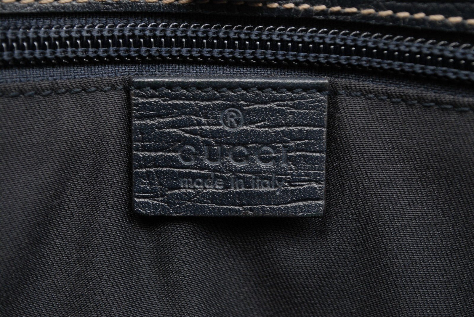 Gucci GG Supreme Tote Bag - Navy, PVC Leather