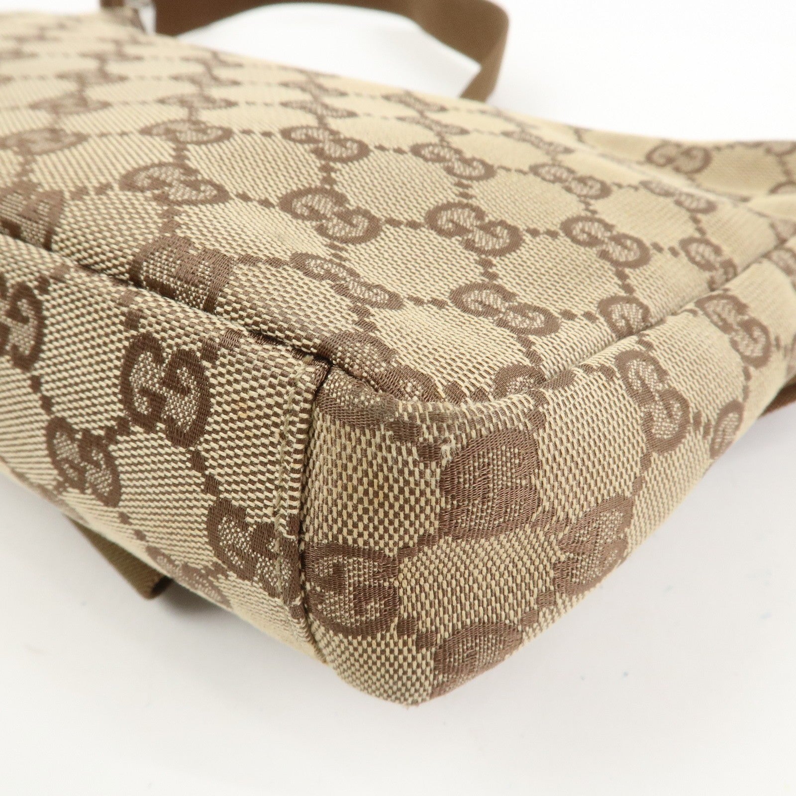 Gucci Crossbody Bag - Brown, GG Canvas, Leather