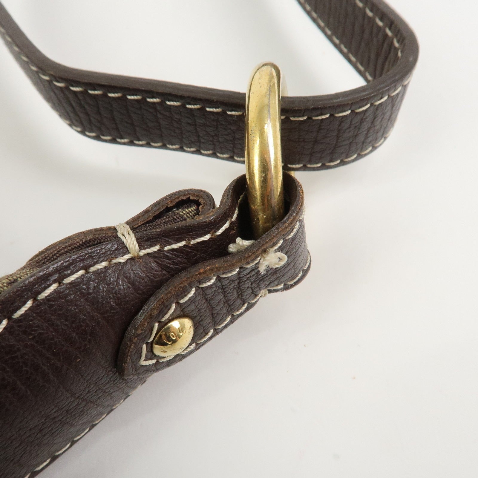 Louis Vuitton Monogram Mini Lin Manon PM Shoulder Bag - Brown, Canvas