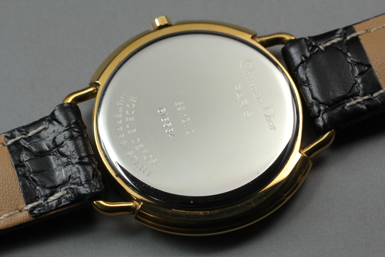 Christian Dior 59.121.2 Watch - White Shell, Stainless Steel