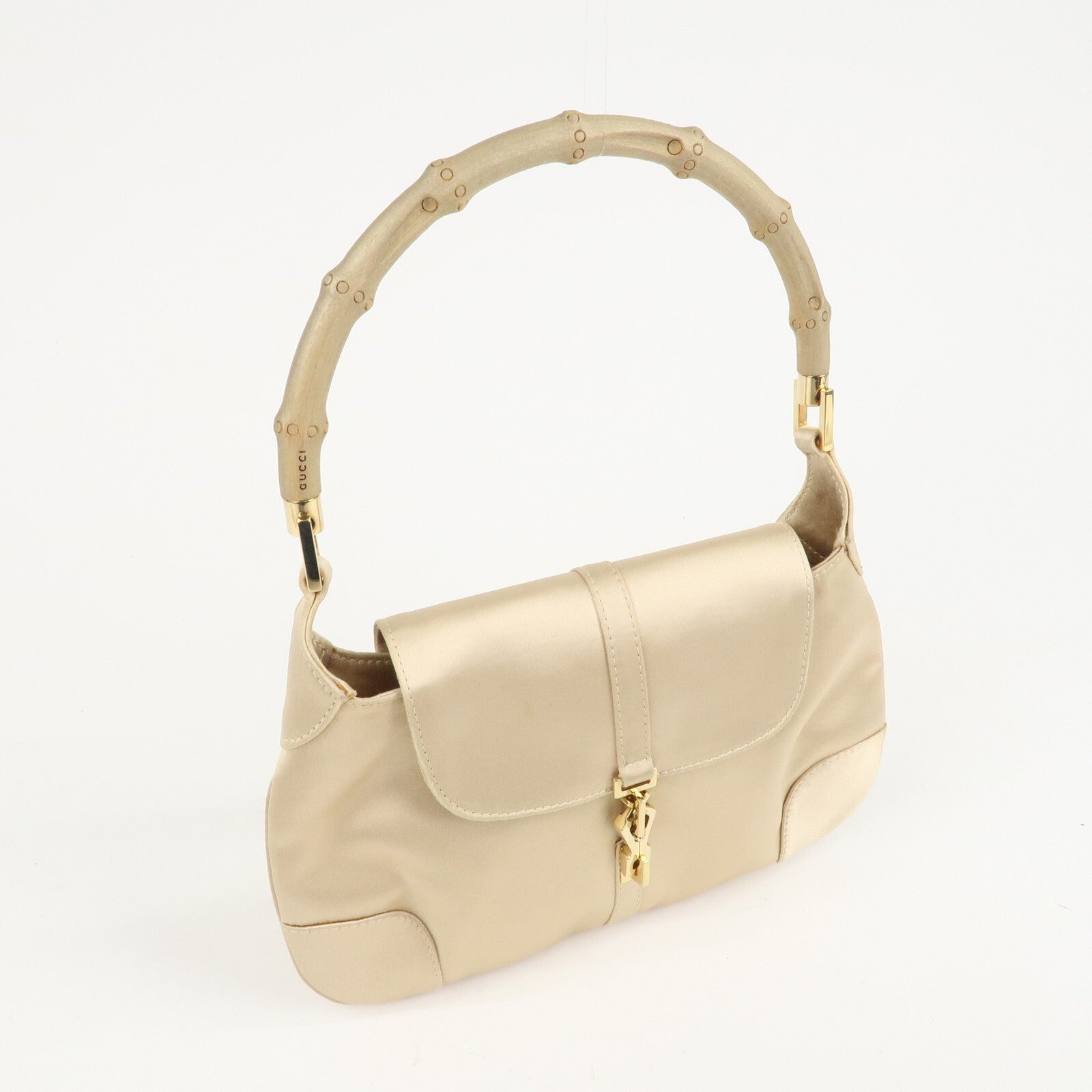 Gucci Mini Handbag - Beige, Satin