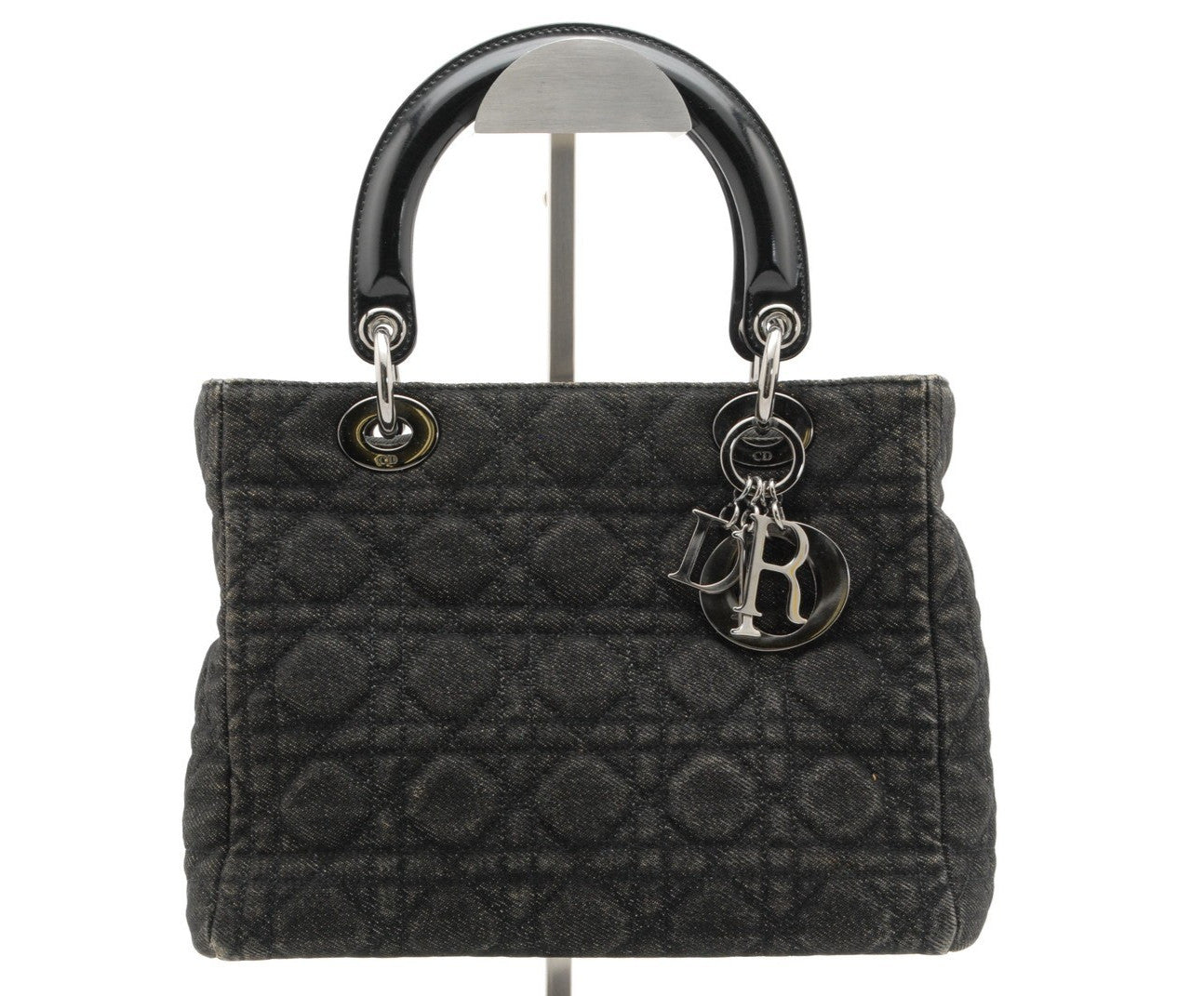 Christian Dior Lady Dior Handbag - Black, Denim