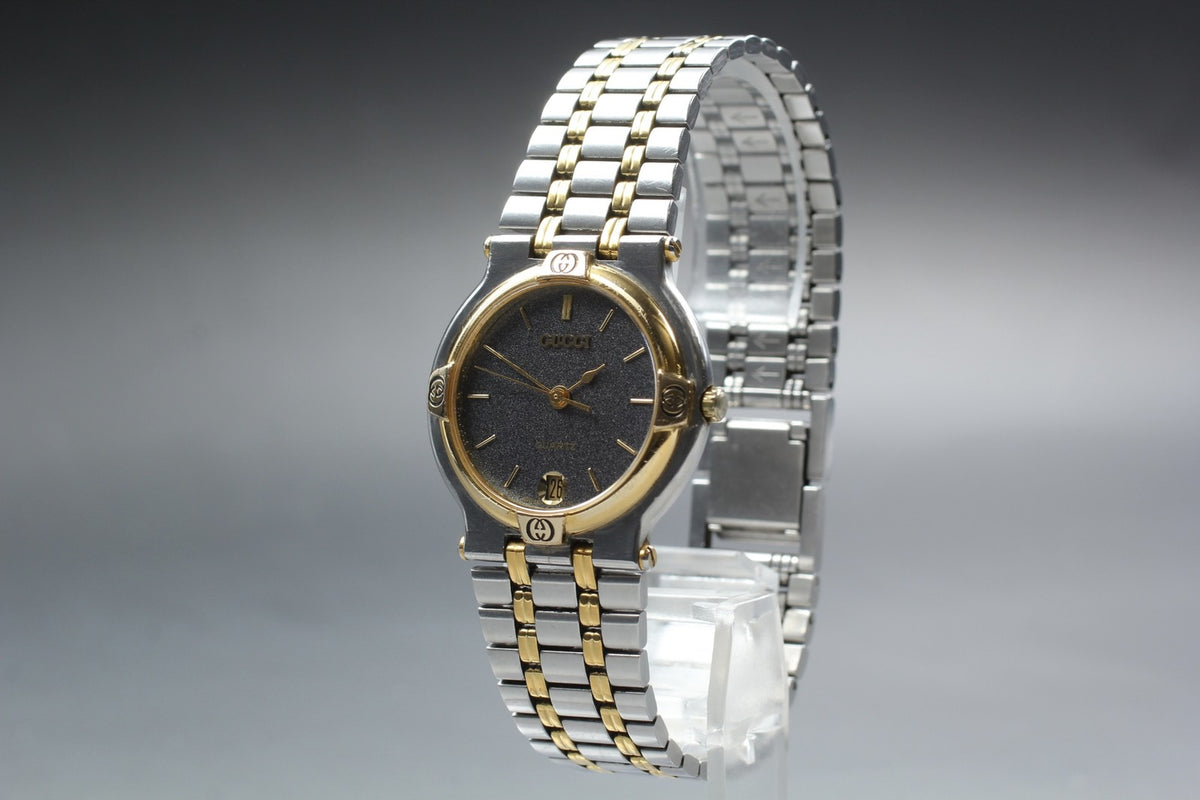 Gucci 9000M Wristwatch - Black, Stainless Steel