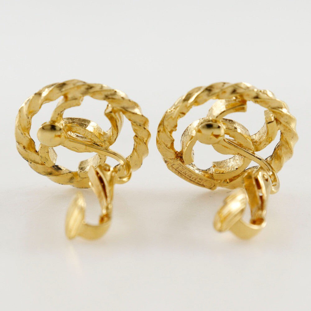 Chanel COCO Mark Earring - Gold, Plated Gold