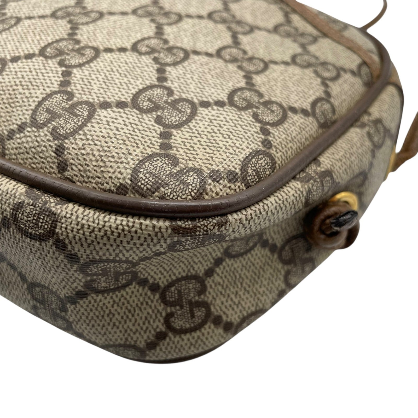 Gucci GG Supreme Shoulder Bag - Brown, PVC Leather