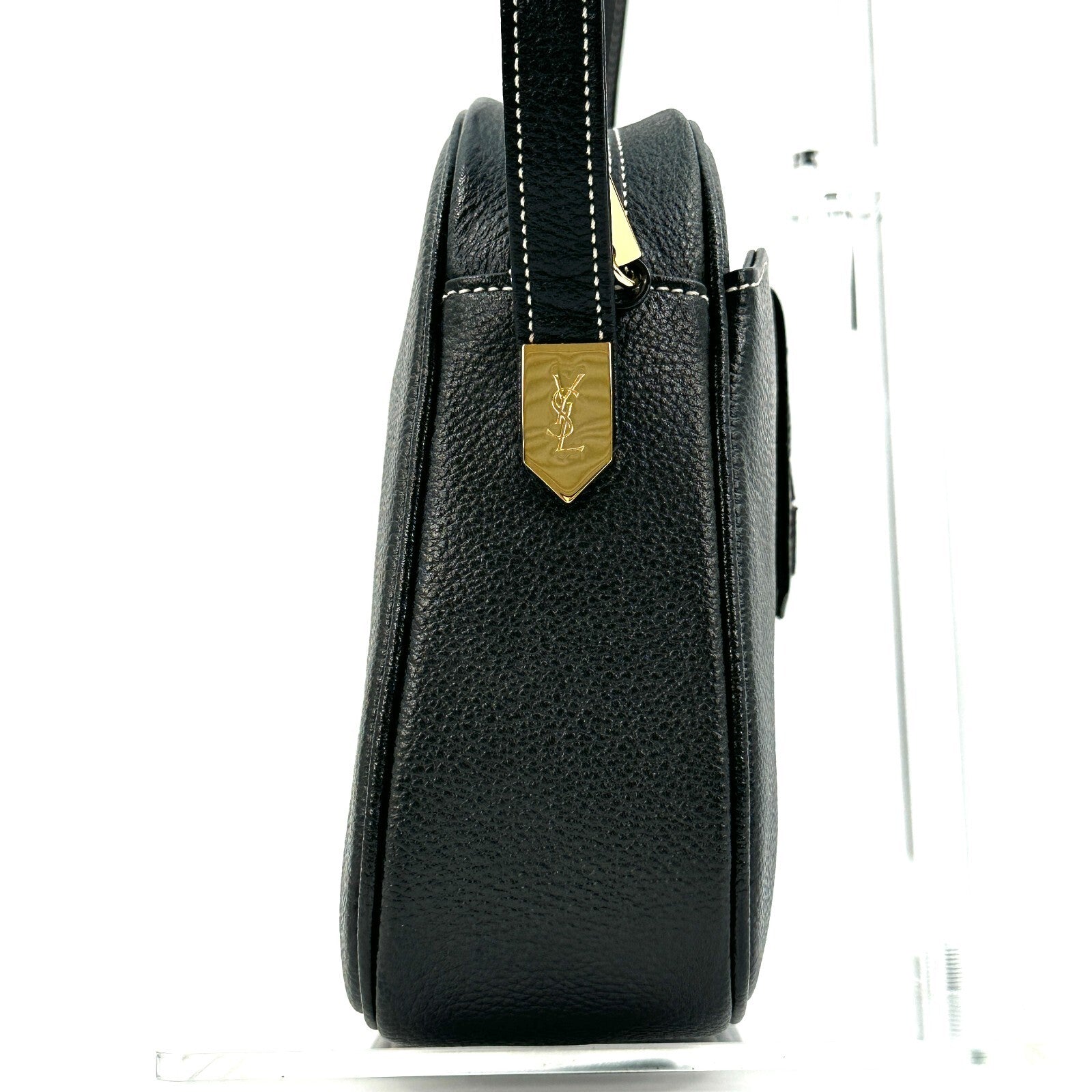 Saint Laurent Yves Shoulder Bag - Black, Leather