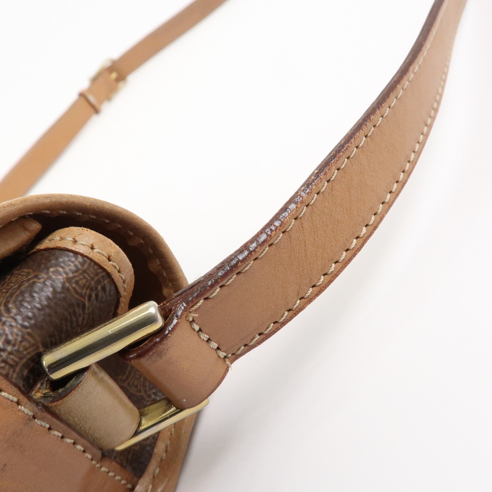 Celine Macadam Shoulder Bag - Brown, PVC