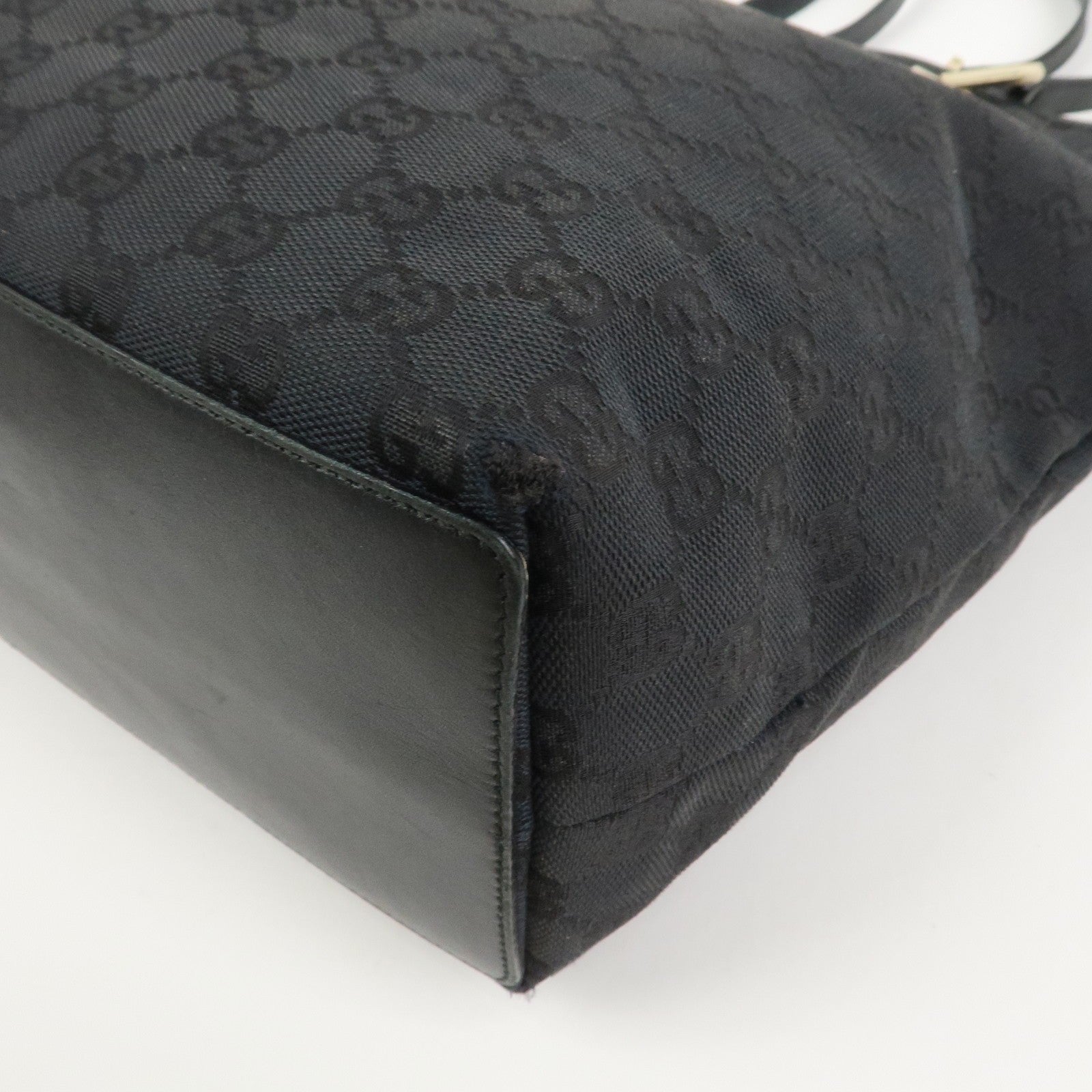 Gucci Tote Bag - Black, GG Canvas and Leather