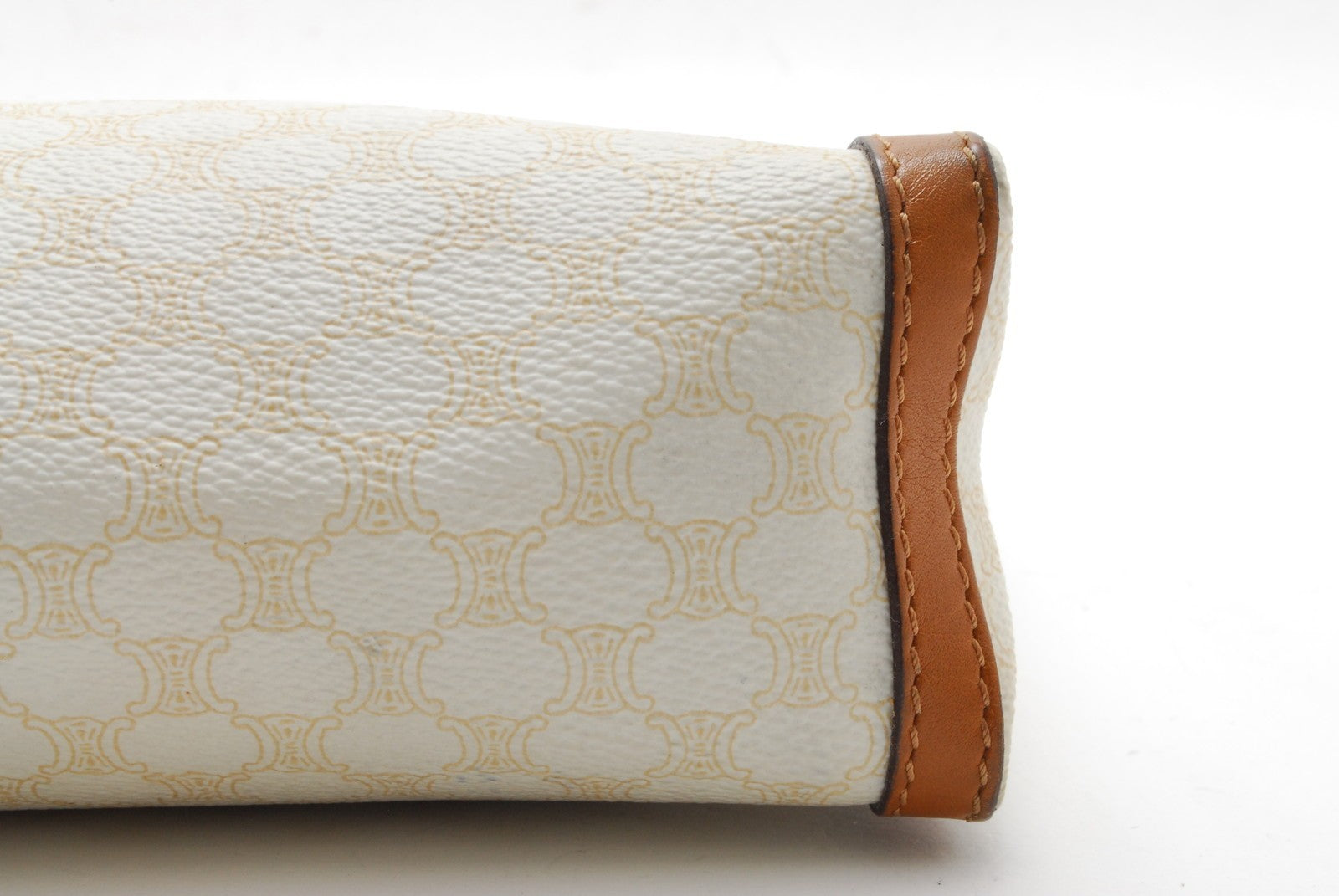 Celine Macadam Clutch Bag - Ivory, PVC Leather