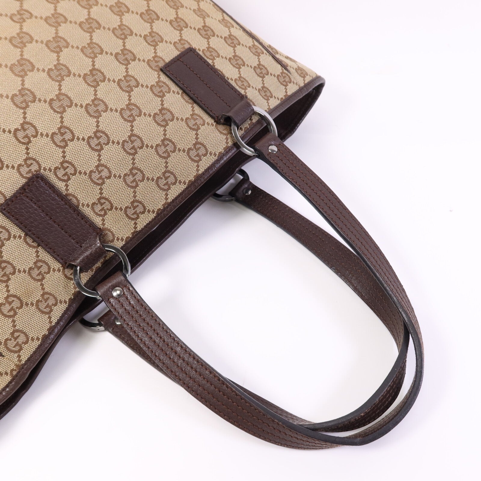 Gucci GG SHW Shoulder Bag - Beige, GG Canvas