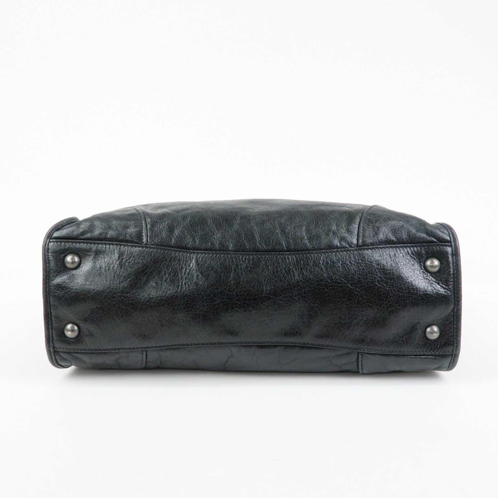 Miu Miu Leather Tote Bag - Black, Leather