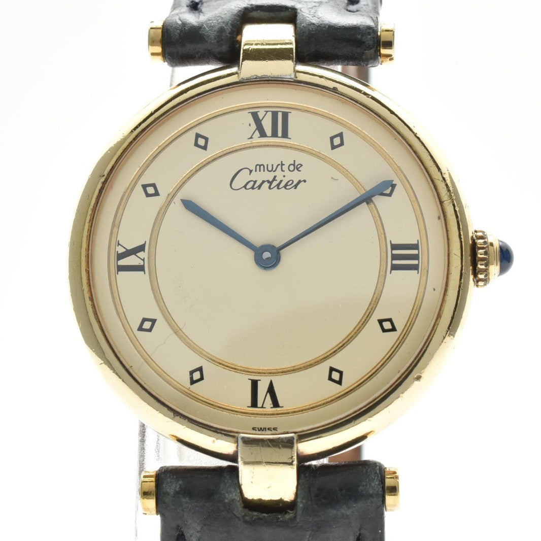 Cartier Vendome Wristwatch - Gold, Gold Plated