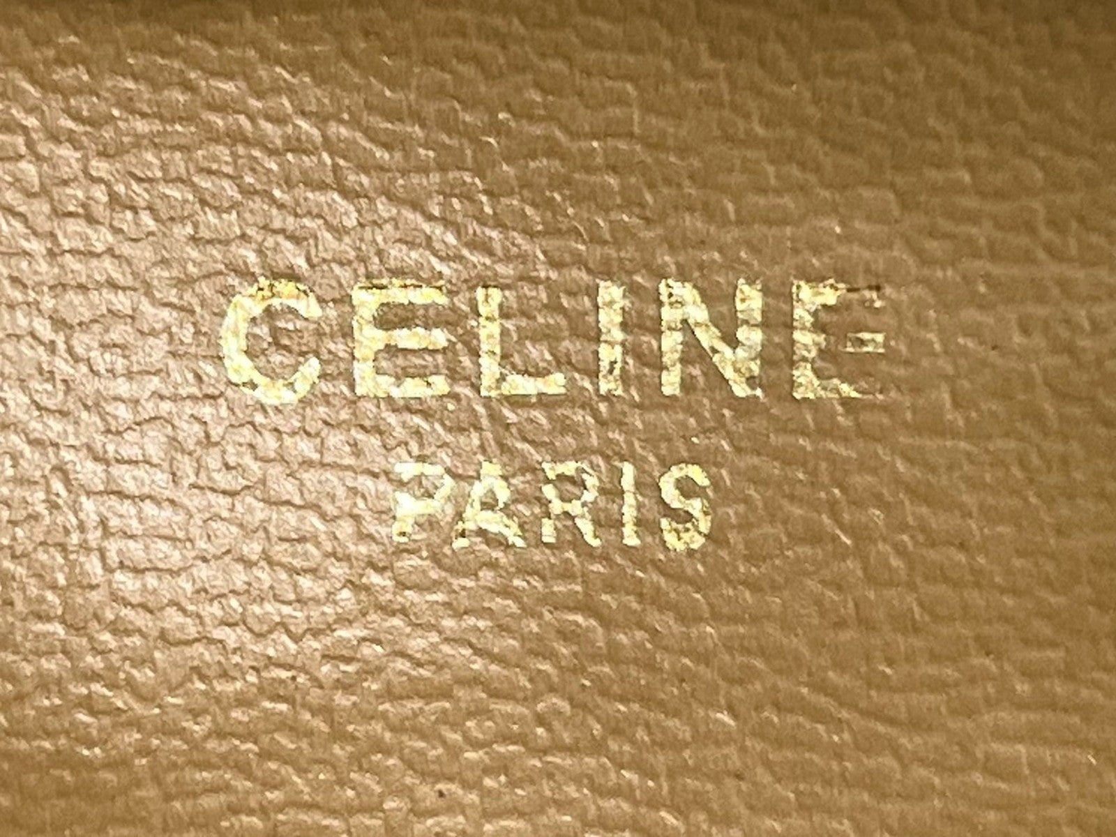 Celine Macadam Clutch Bag - Beige Brown, PVC Leather