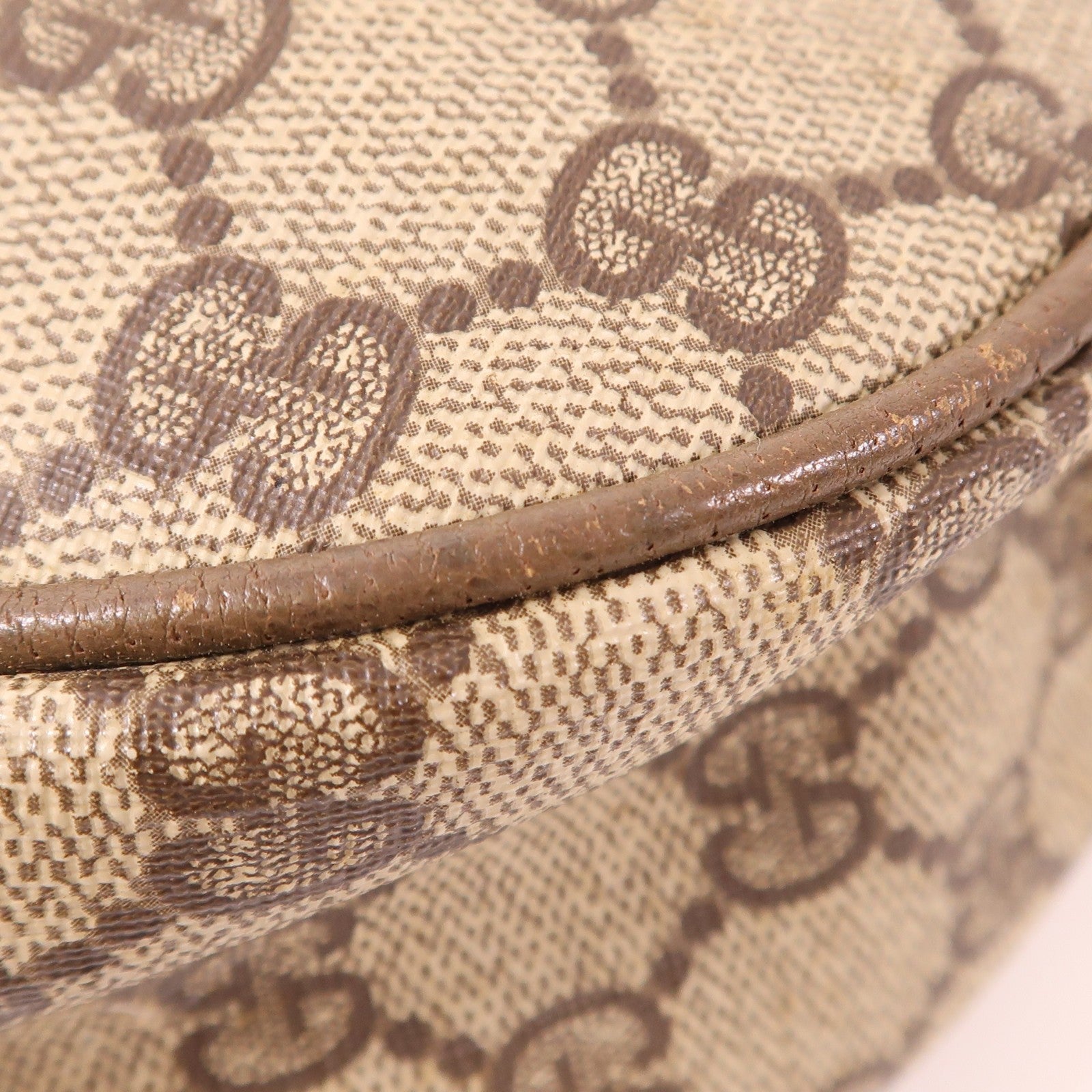 Gucci GG GHW Shoulder Bag - Brown, Coated Canvas