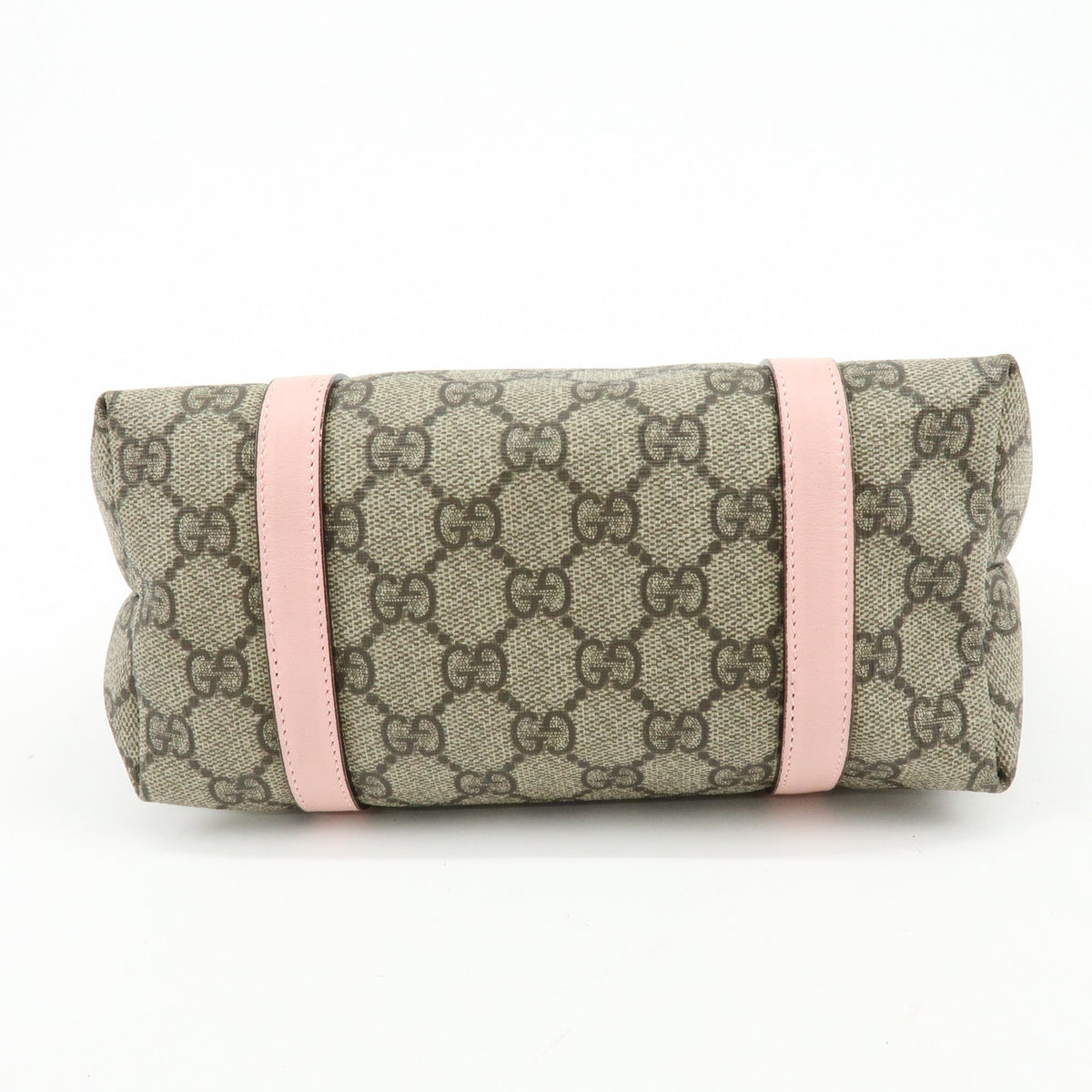 Gucci Tote Bag - Beige, Pink, GG Supreme, Leather