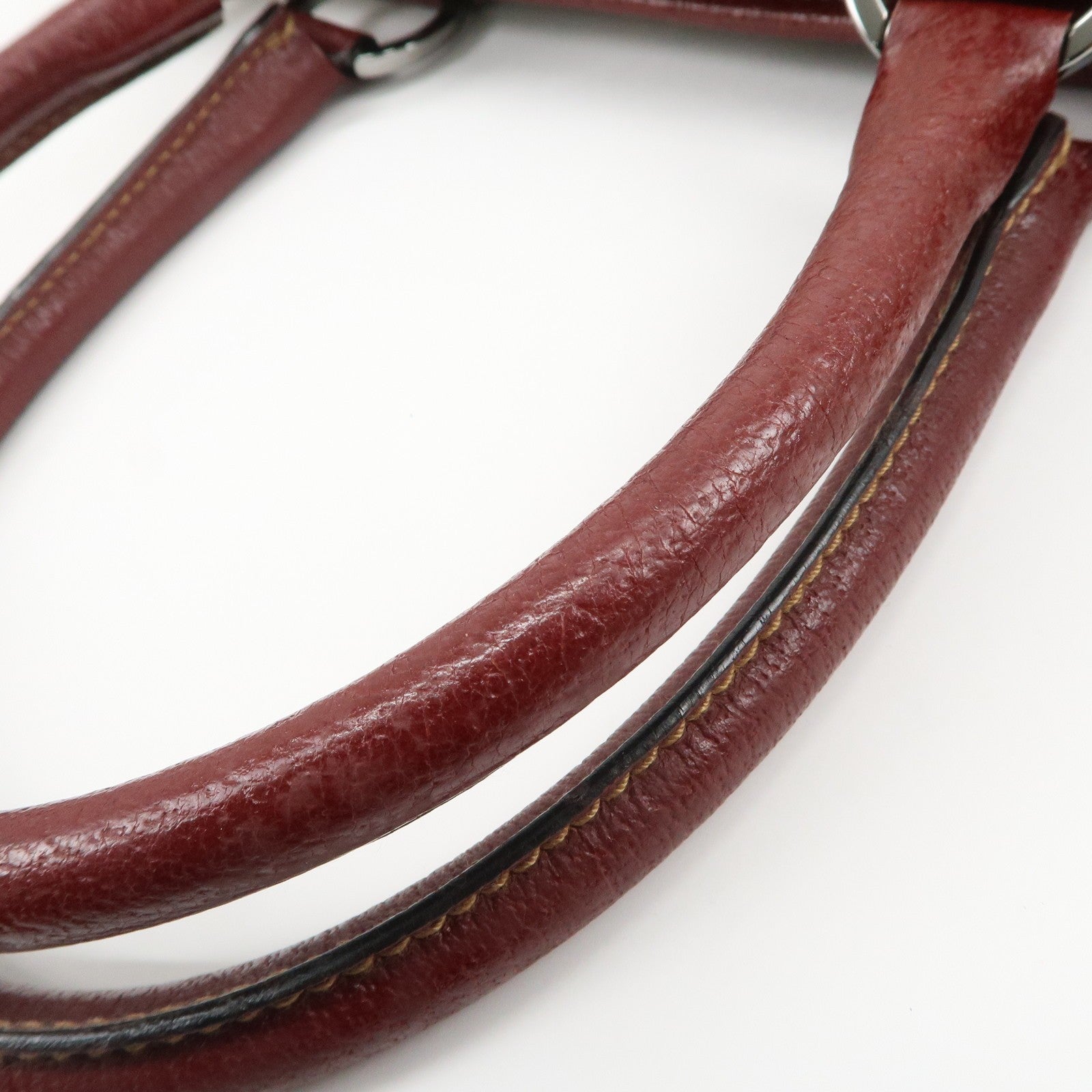 Gucci Tote Bag - Beige Bordeaux, GG Canvas Leather