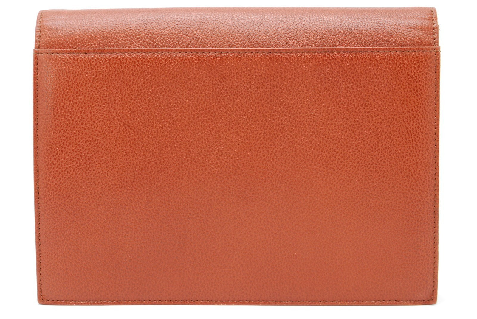 Saint Laurent Vintage Clutch - Brown, Leather