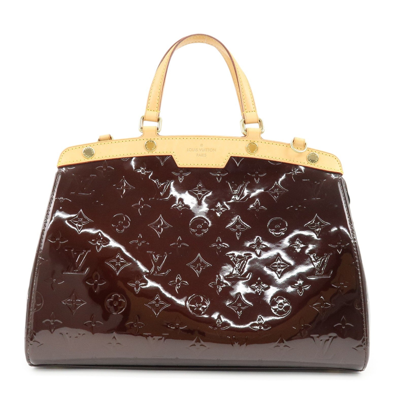 Louis Vuitton Monogram Vernis Brea MM 2Way Shoulder Bag - Amarante, Vernis Leather