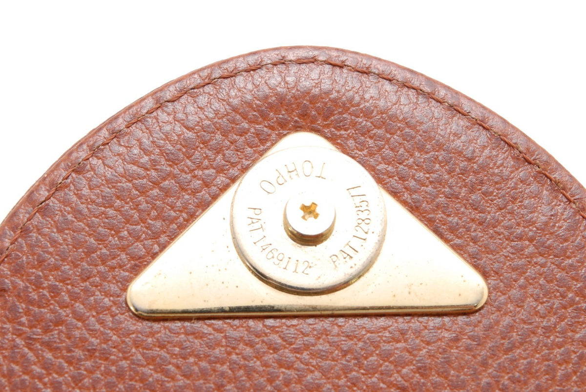 Saint Laurent Yves Saint Laurent Envelope Clutch Bag - Brown, Leather