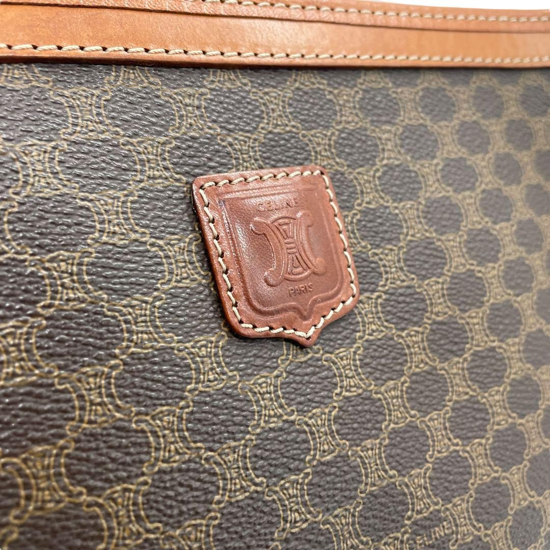 Celine s67 Magadam Clutch Bag - Brown, PVC Leather