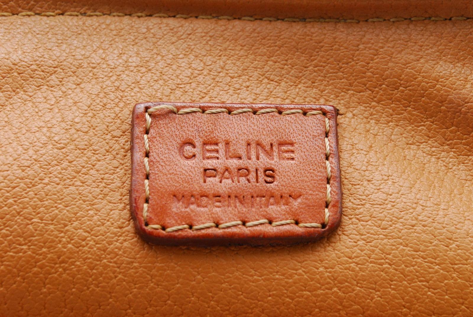 Celine Pouch Clutch Bag - Brown, PVC