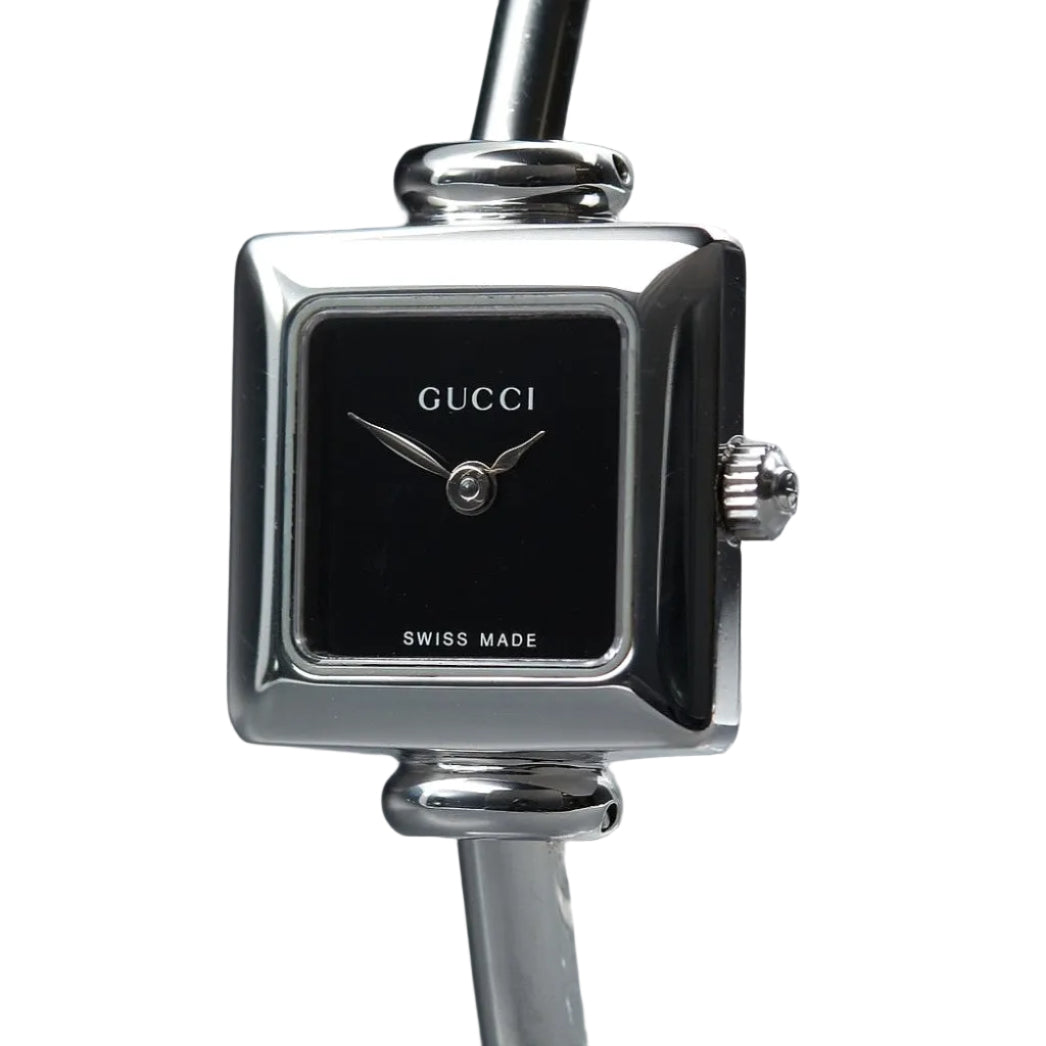 Gucci 1900L Wristwatch - Black, Stainless Steel