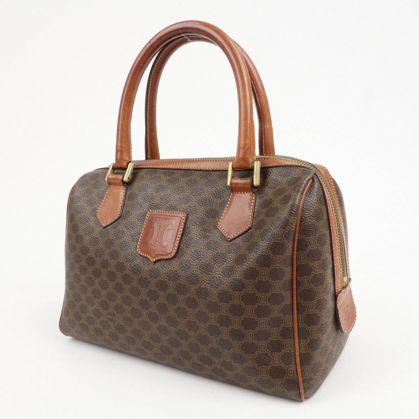 Celine Boston Bag - Brown, PVC