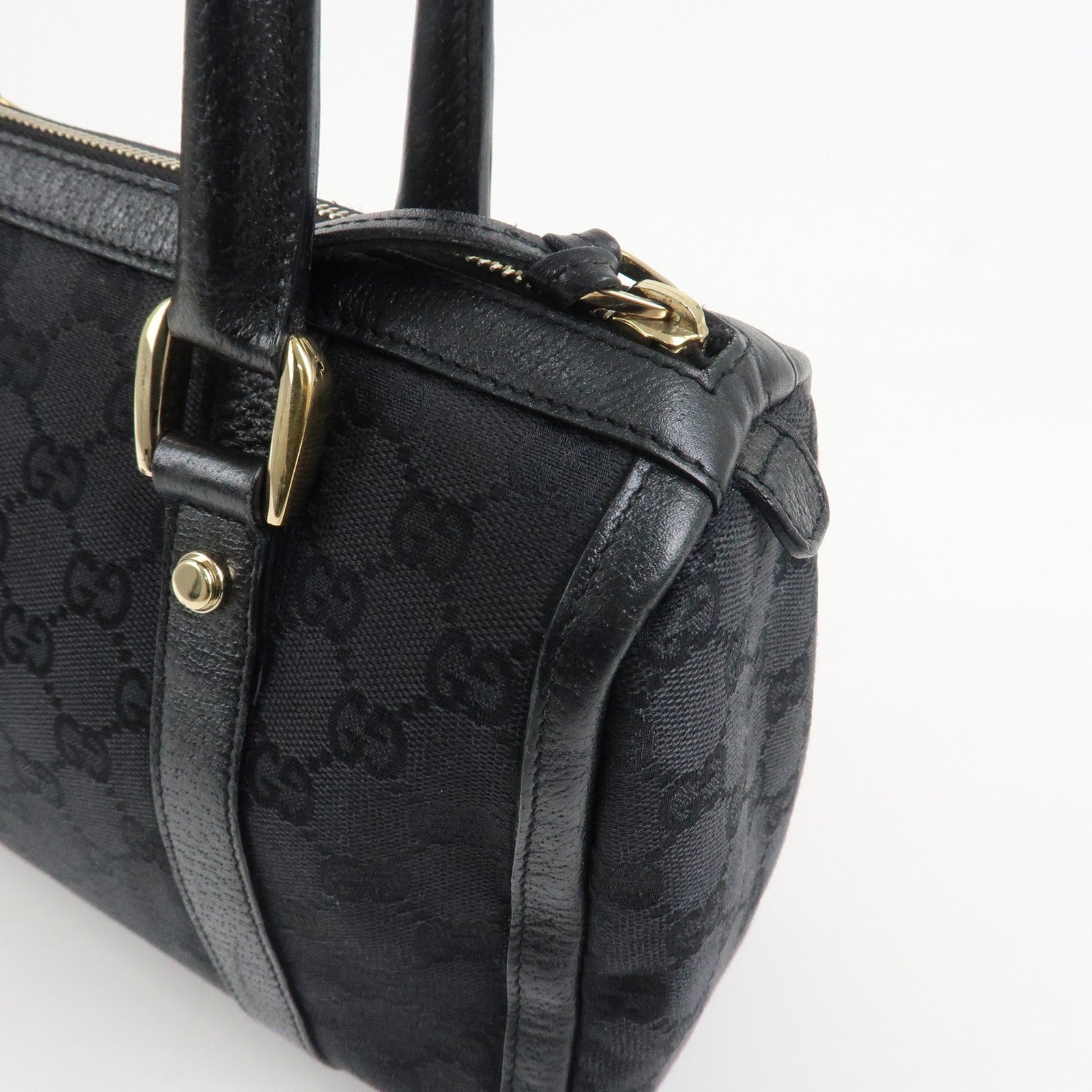 Gucci Boston Bag - Black, Canvas
