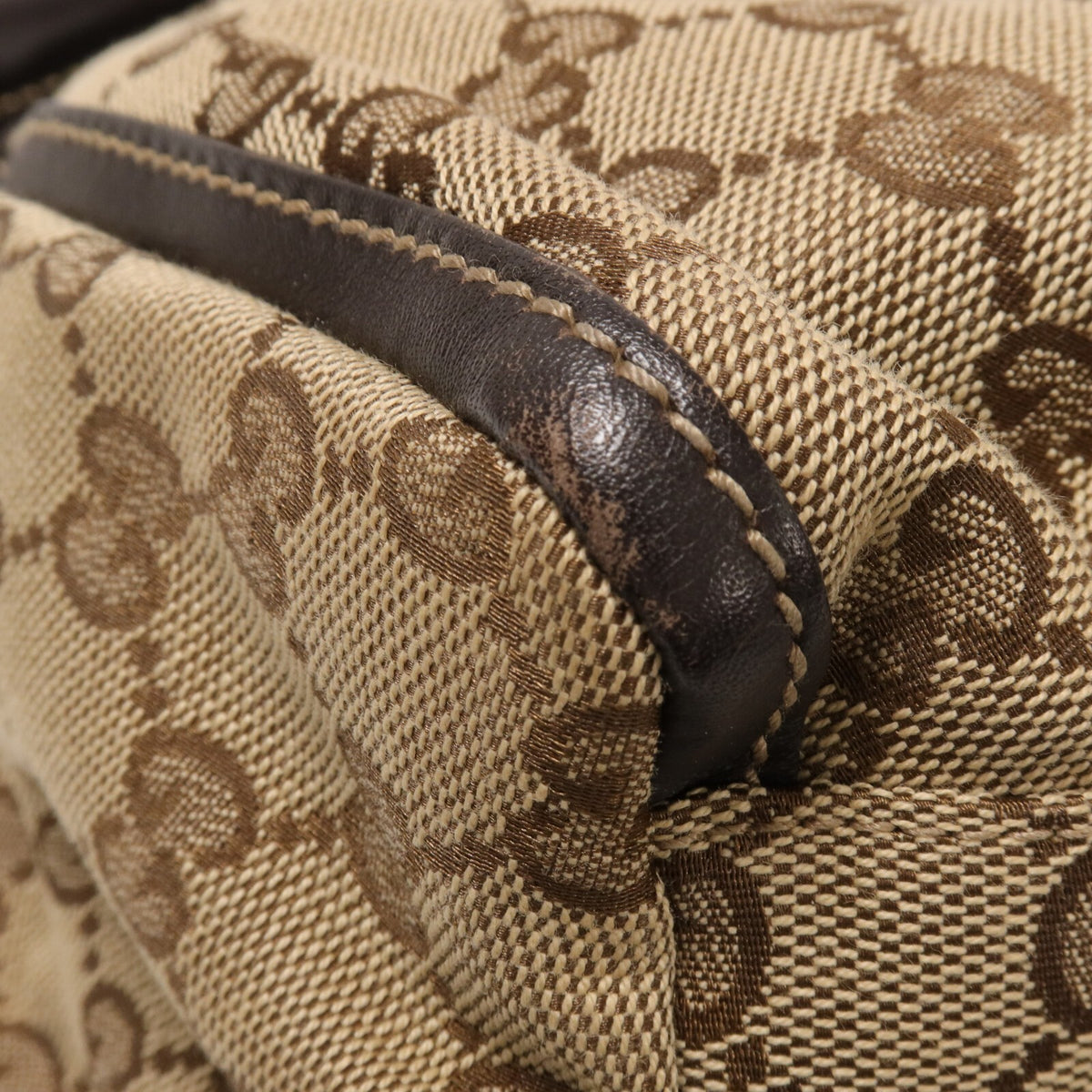 Gucci Abbey GG Handbag - Brown, GG Canvas