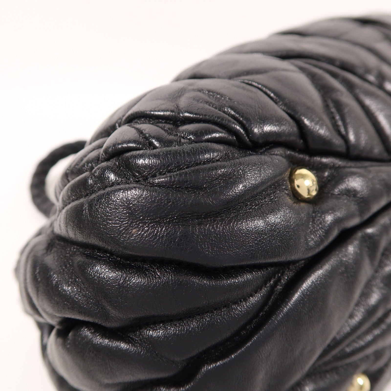 Miu Miu Hand Bag - Black, Calfskin Leather