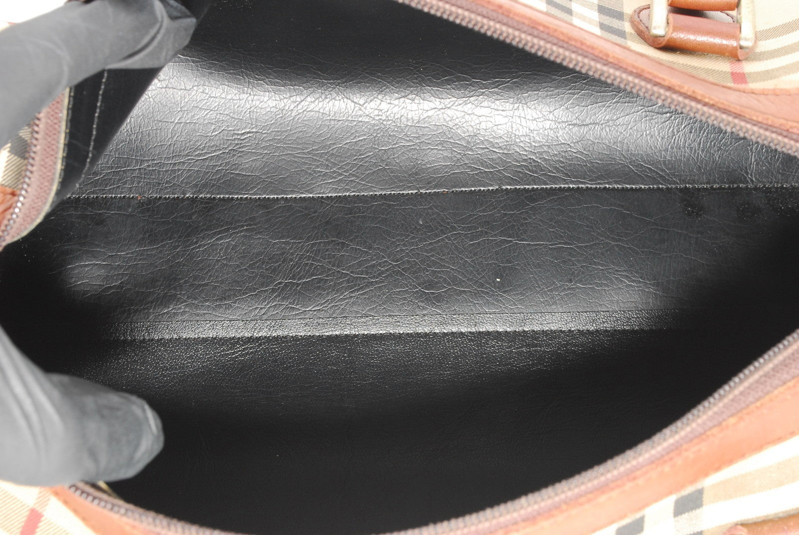 Burberry Nova Check Shadow Horse Shoulder Bag - Brown, Canvas