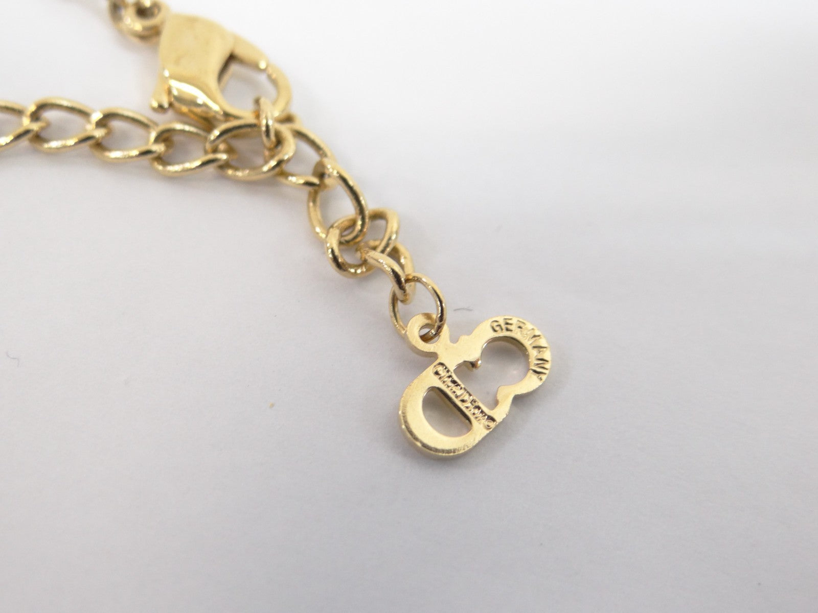 Dior Chain Necklace Pendant - Gold, Metal