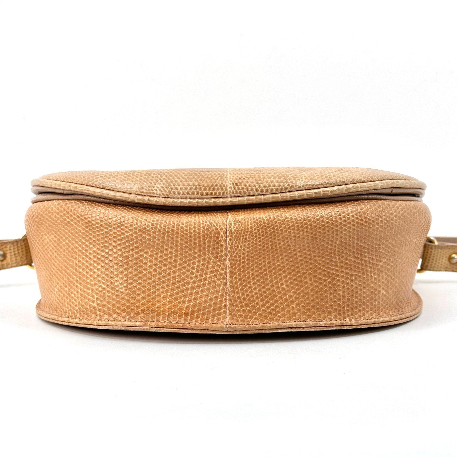 Saint Laurent Yves Shoulder Bag - Beige, Leather