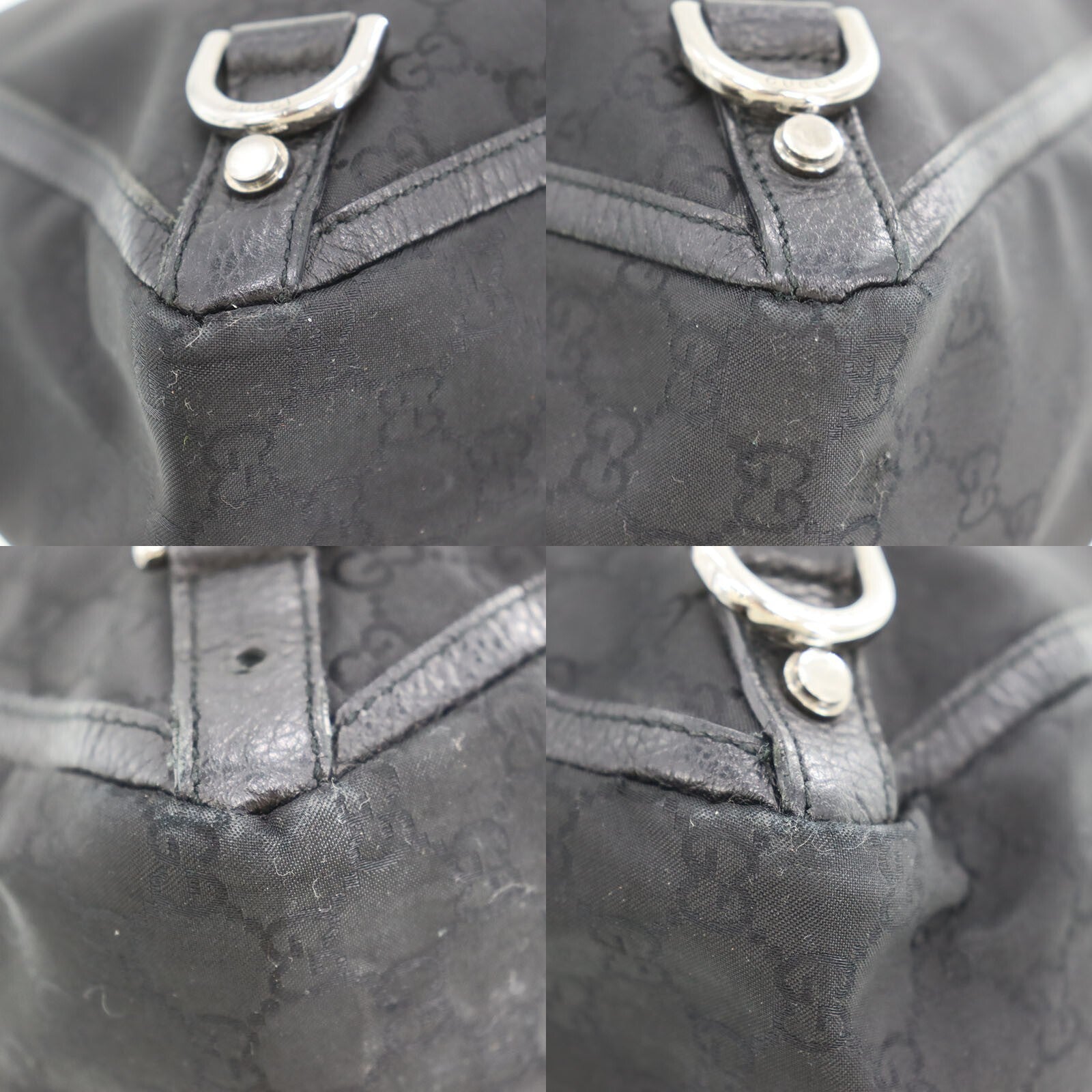 Gucci Abbey Shoulder Tote Bag - Black, Canvas