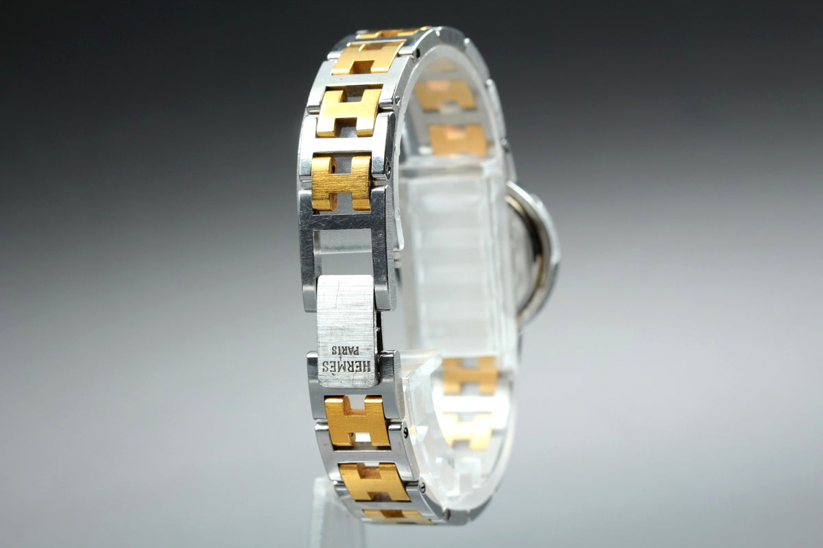 Hermès Clipper Wristwatch - White, Stainless Steel