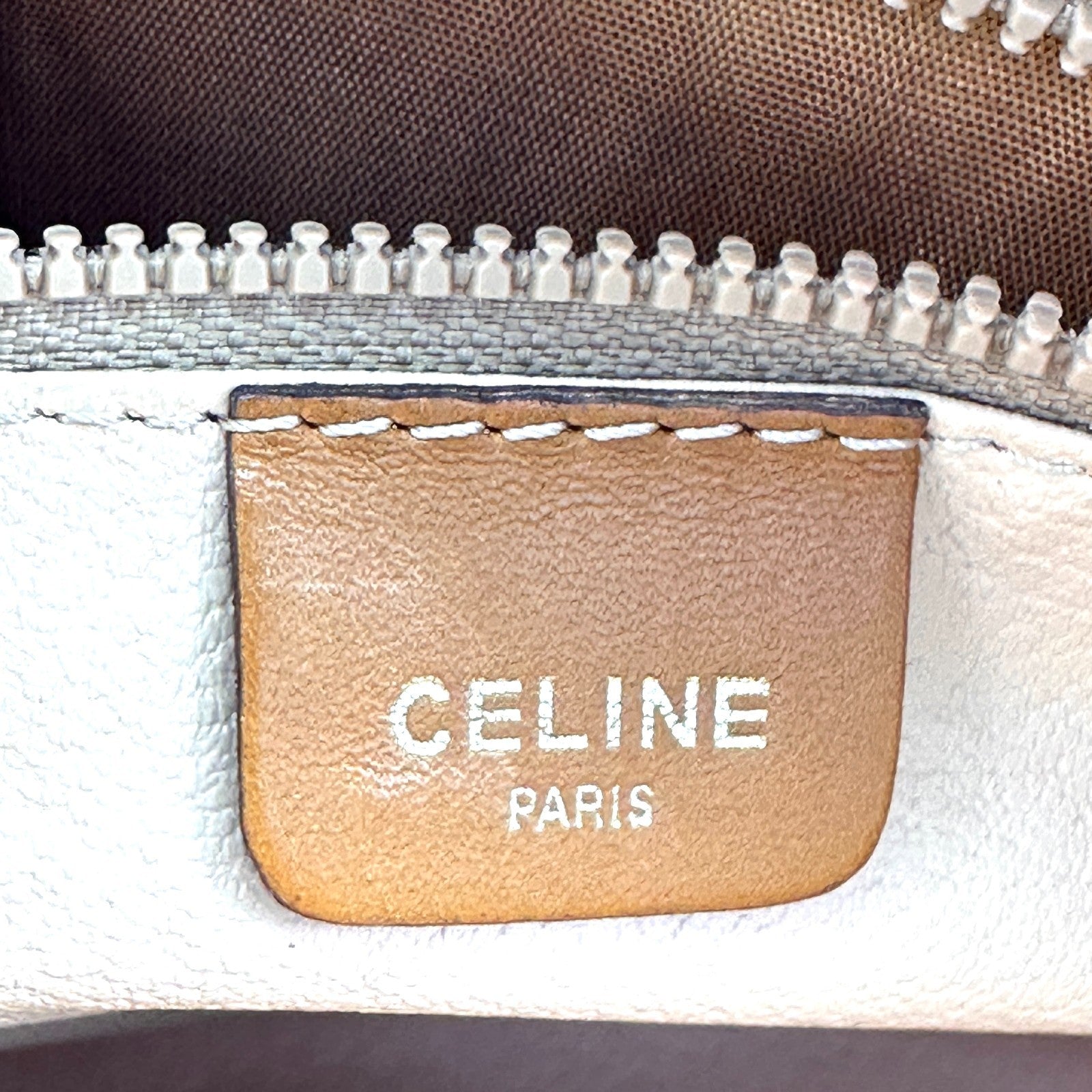 Celine Macadam Clutch Bag - Ivory, PVC Leather