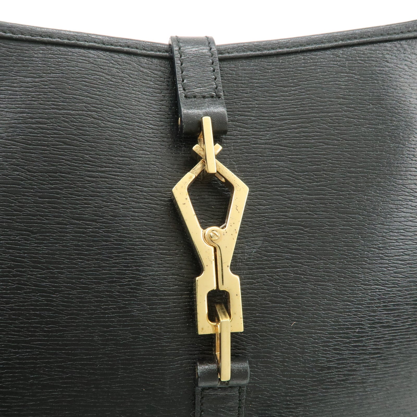 Gucci Bamboo Shoulder Bag - Black, Leather
