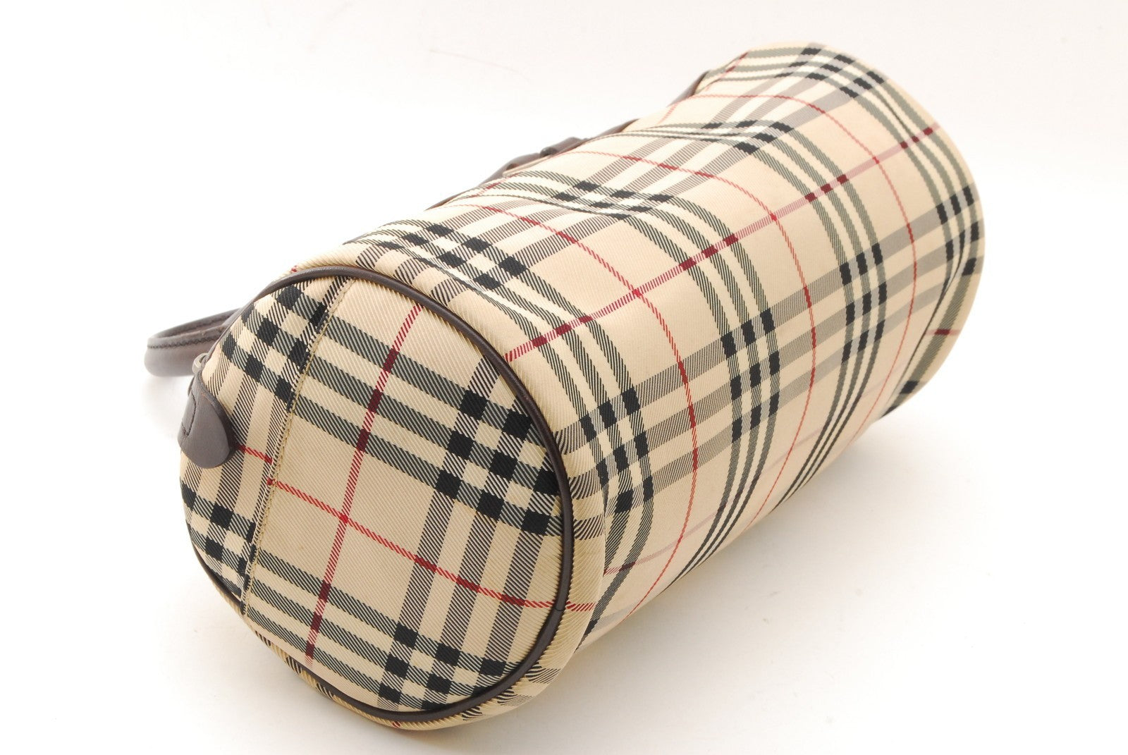 Burberry Nova Check Shoulder Hand Bag - Brown, Canvas Leather