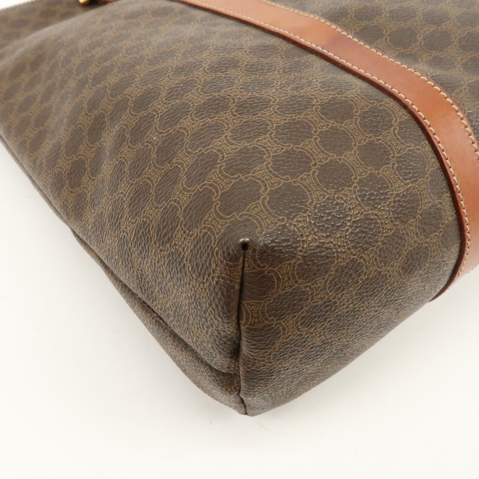 Celine Macadam Tote Bag - Brown, PVC Leather