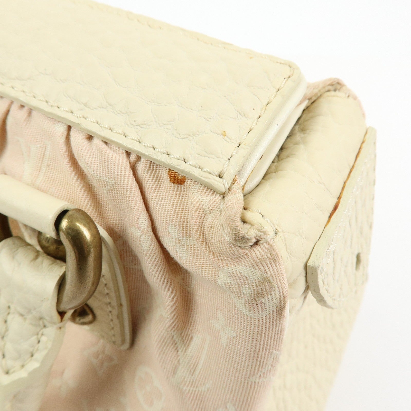 Louis Vuitton Hand Bag - Rose, Monogram Mini Lin Canvas