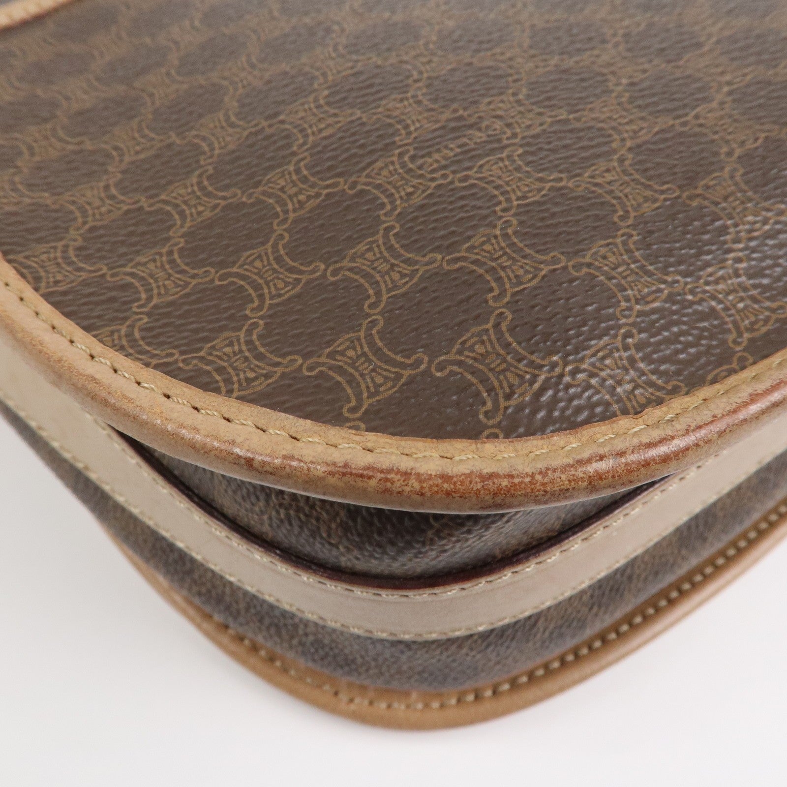 Celine Macadam Shoulder Bag - Brown, PVC