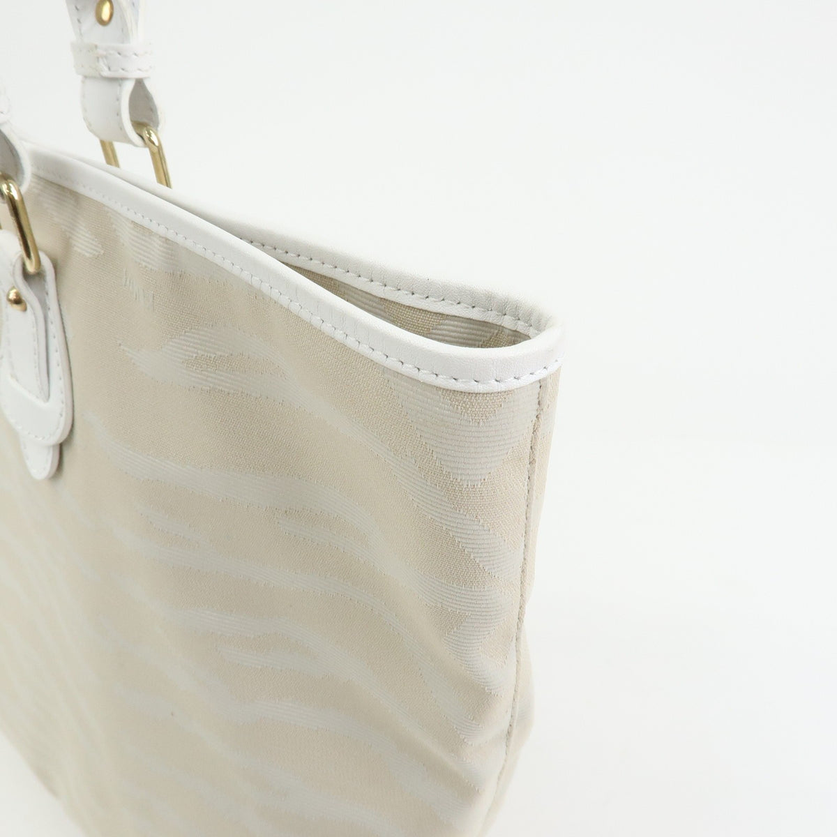 Fendi Tote Bag - Beige, Canvas Leather