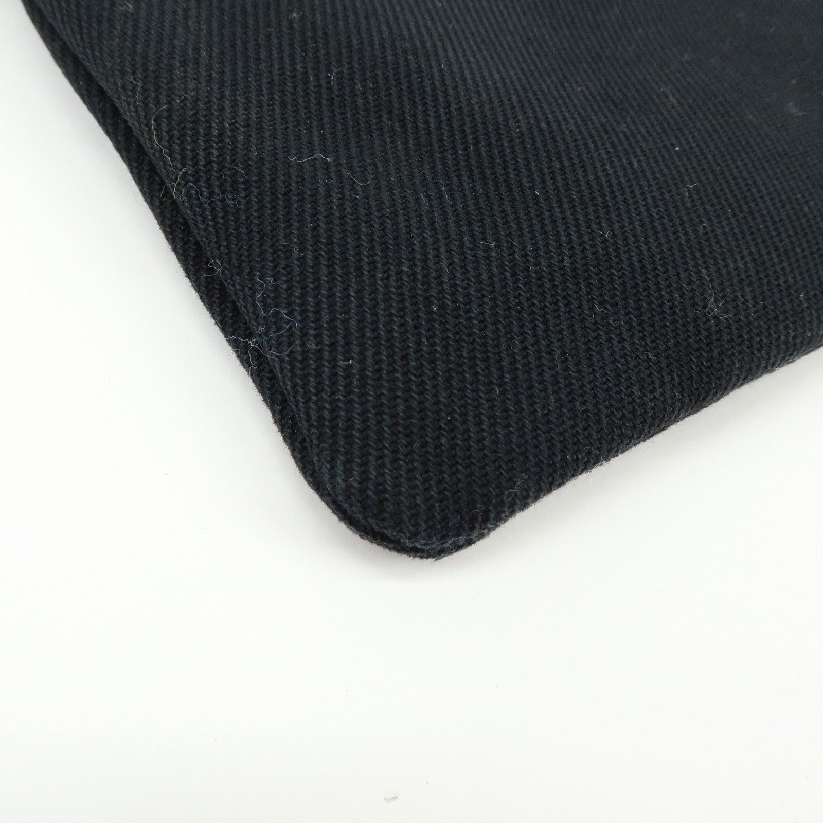 Saint Laurent Paris Clutch Bag - Black, Canvas, Leather