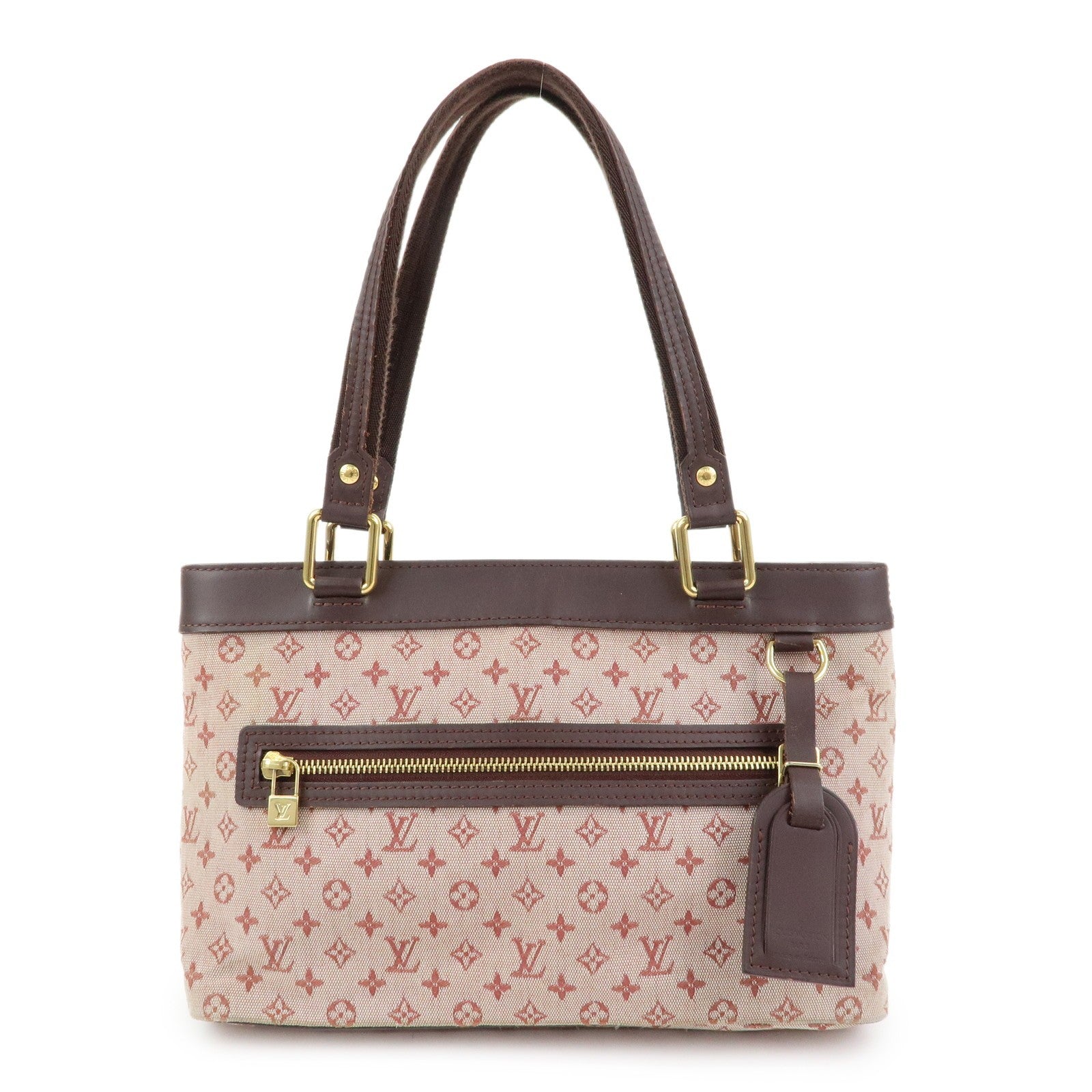 Louis Vuitton Monogram Mini Lucille PM Hand Bag - Cerise, Monogram Canvas