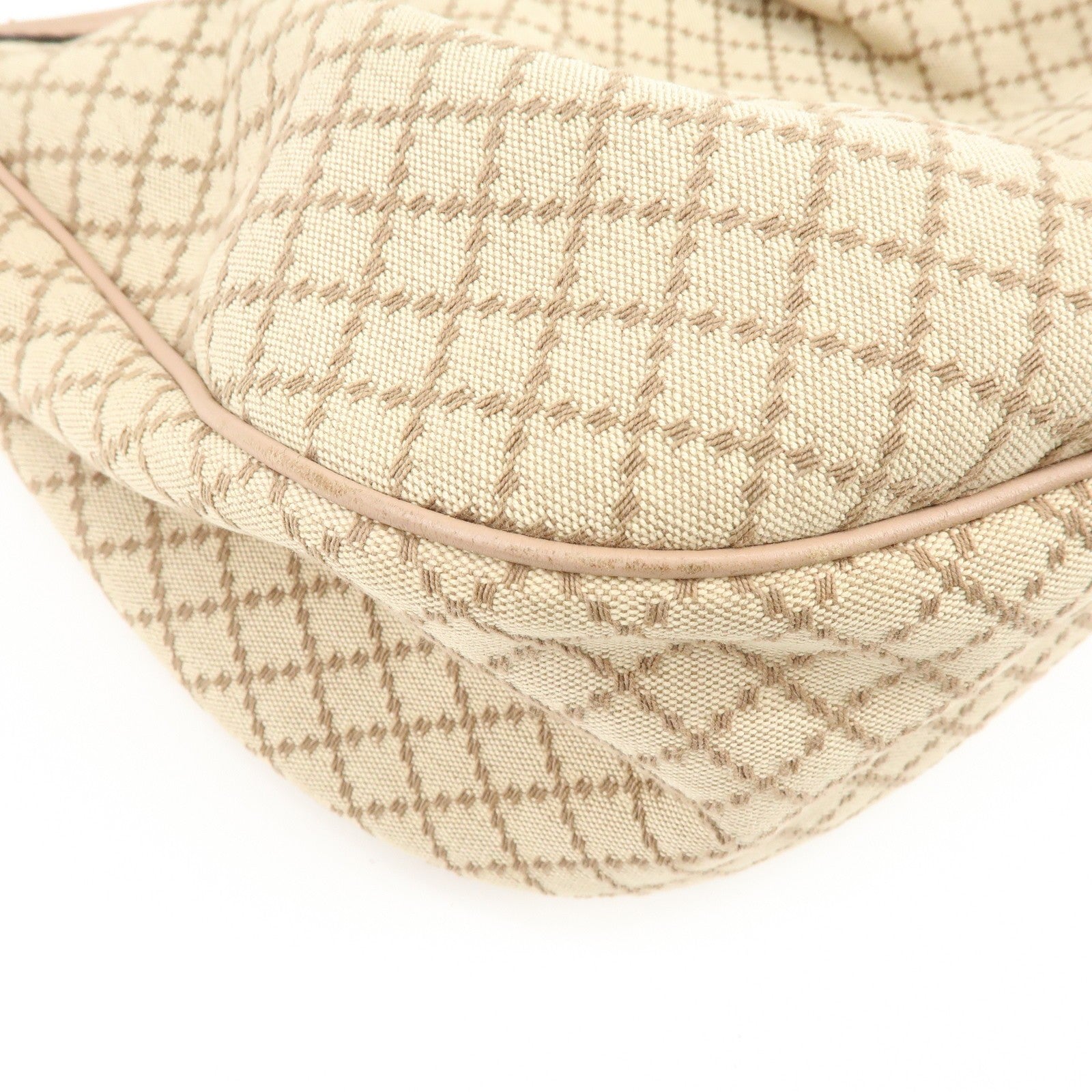 Gucci Shoulder Bag - Beige, Canvas Leather