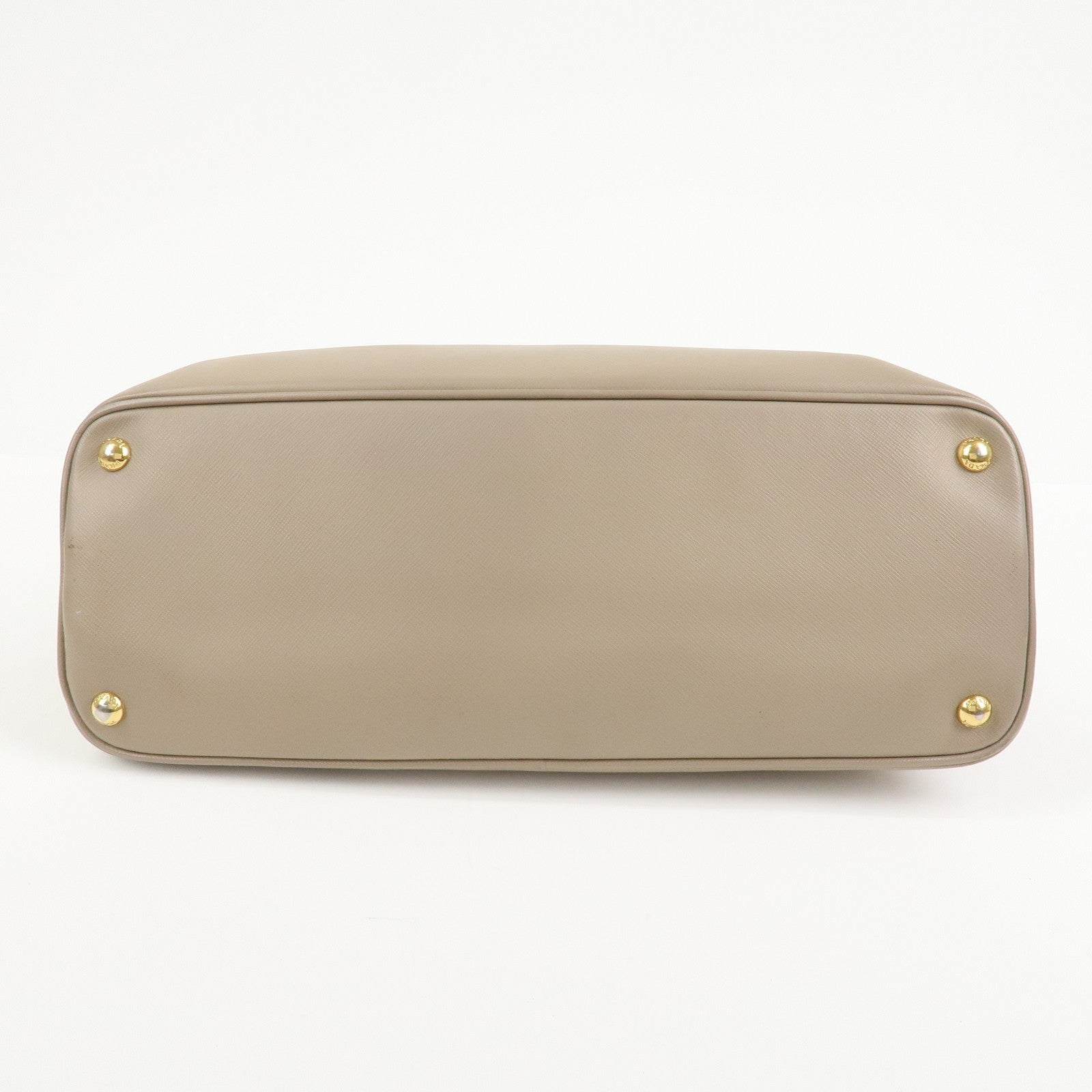 Prada Hand Bag - Greige, Saffiano Leather