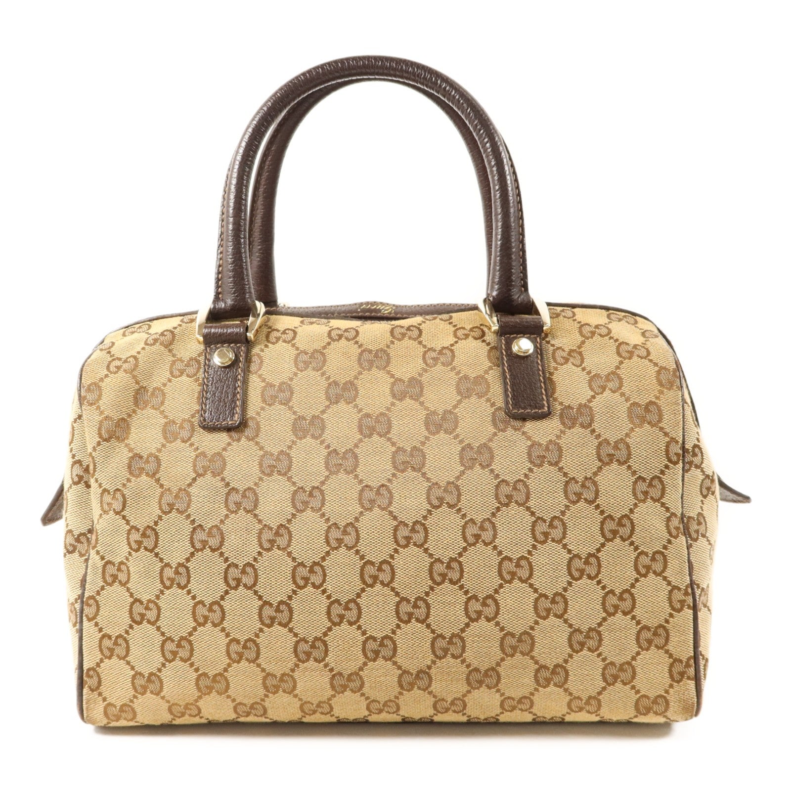 Gucci GG GHW Abbey Pocket Handbag - Brown, GG canvas
